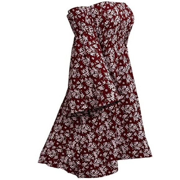 NEW Off Shoulder Mini Floral Summer Dress - Picture 4 of 6